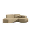 ECKSOFA Sunday Xs - Beige, Holzwerkstoff (236/78/165cm) - Fun Möbel