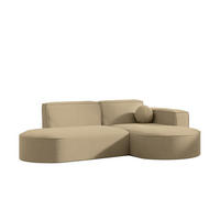 ECKSOFA Sunday Xs - Beige, Holzwerkstoff (236/78/165cm) - Fun Möbel