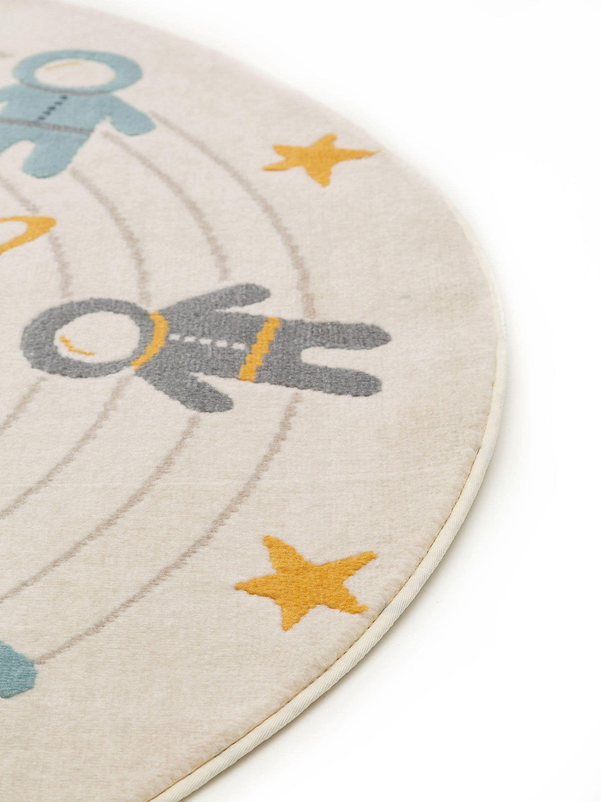 KINDERTEPPICH Apollo Cream ø 120 cm rund - Creme, Textil (120/120cm) - Lytte