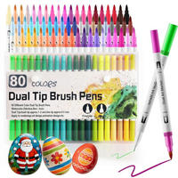 MARKER-SET 80-teiliges Set - Multicolor, Kunststoff (15/9/16cm)