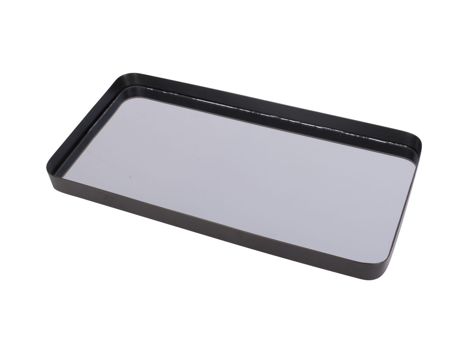 SERVIERTABLETT Mirage 40/20/3 cm - Grau, Glas (20/3/40cm) - Present Time
