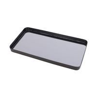 SERVIERTABLETT Mirage 40/20/3 cm - Grau, Glas (20/3/40cm) - Present Time