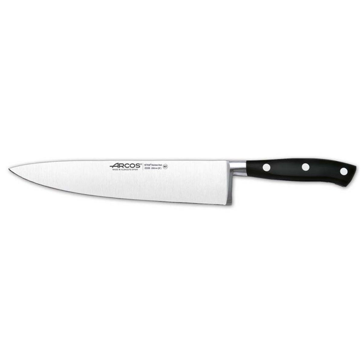 KOCHMESSER Silber 32.5/4.5/32.5 cm 233600 - Silberfarben, Metall (32.5cm) - Arcos