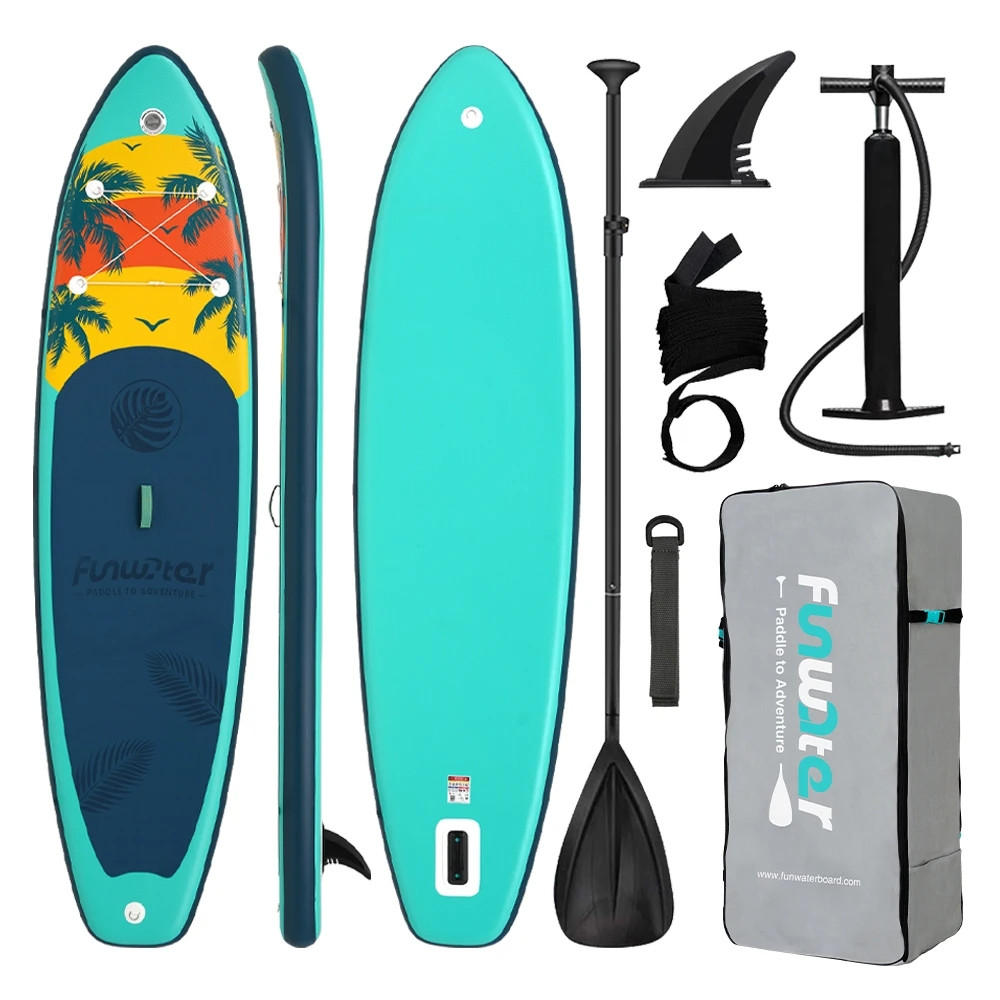 STAND-UP-PADDLE-BOARD SUPFW55A(335×84×15CM) Grün - Grün, Kunststoff (335/84cm) - Kaket