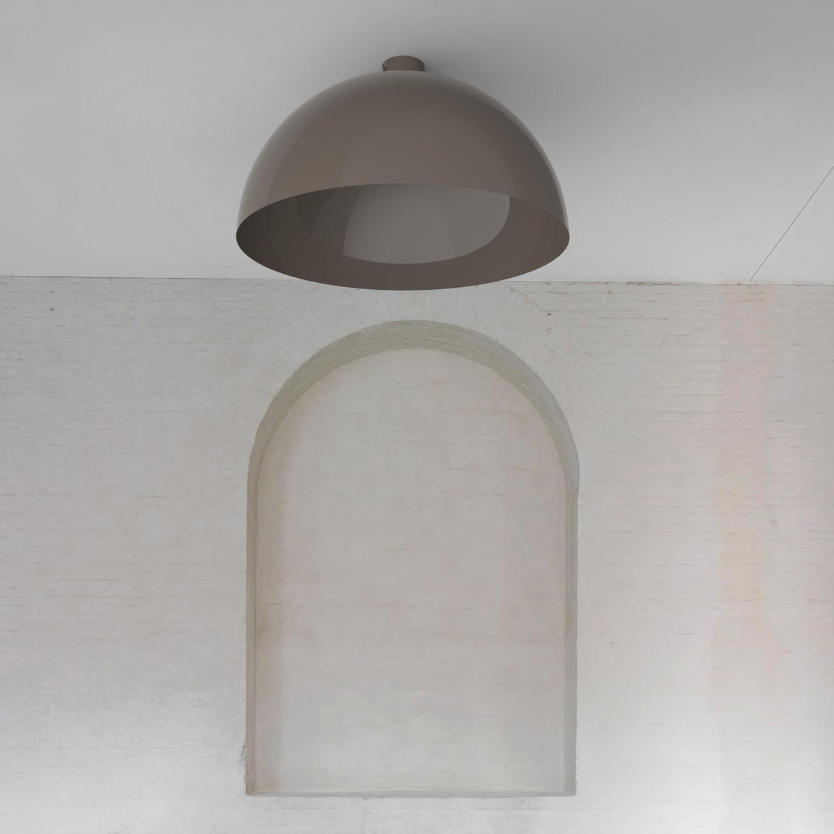 DECKENLEUCHTE - Graubraun, Metall (60/60/30cm) - Lumicom