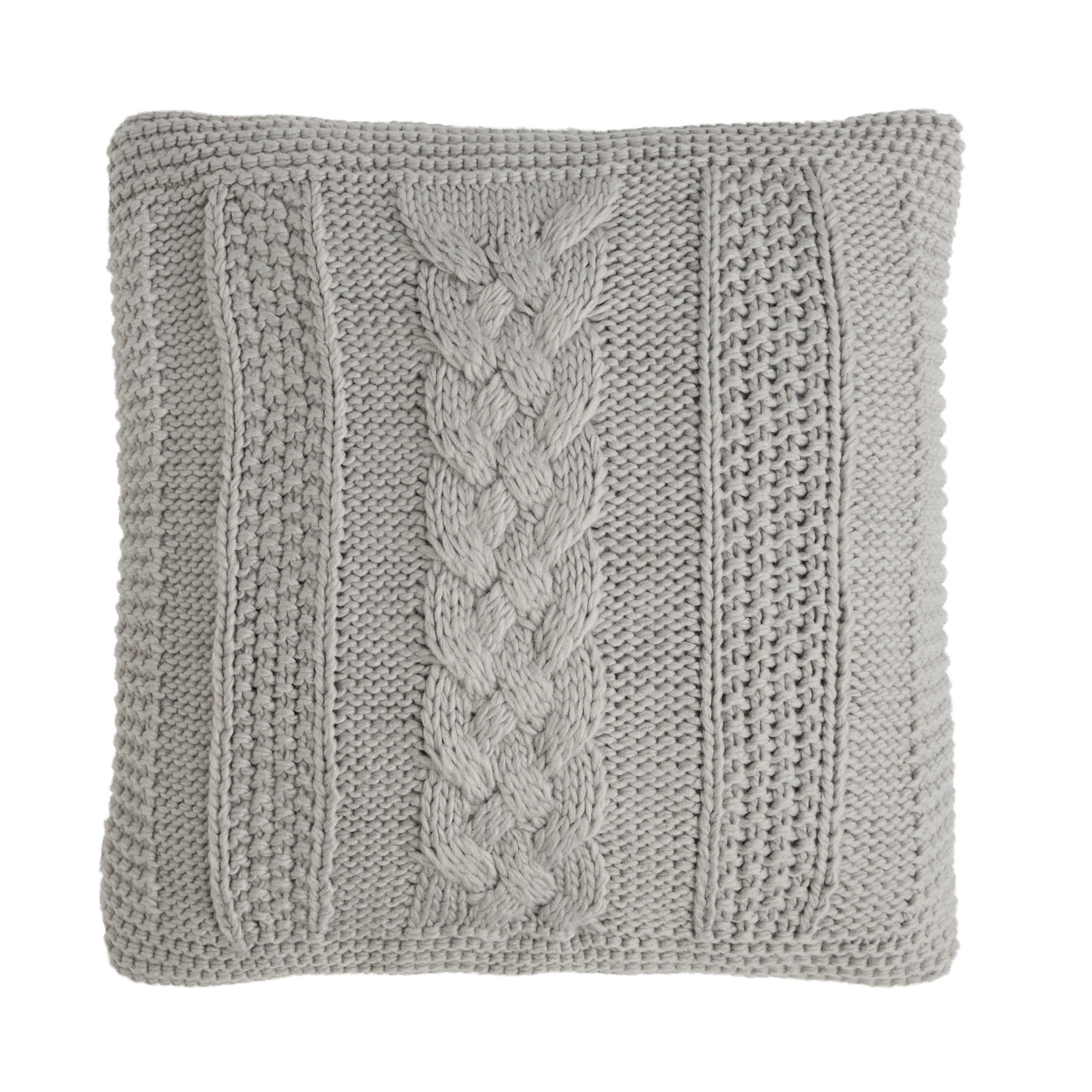 KISSENBEZUG Leto - Hellgrau, Kunststoff (45/45cm) - home&you