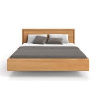 MASSIVHOLZBETT Linea aus Eiche 200x220 cm - Eichefarben/Braun, Holz (200/220cm) - Danzz