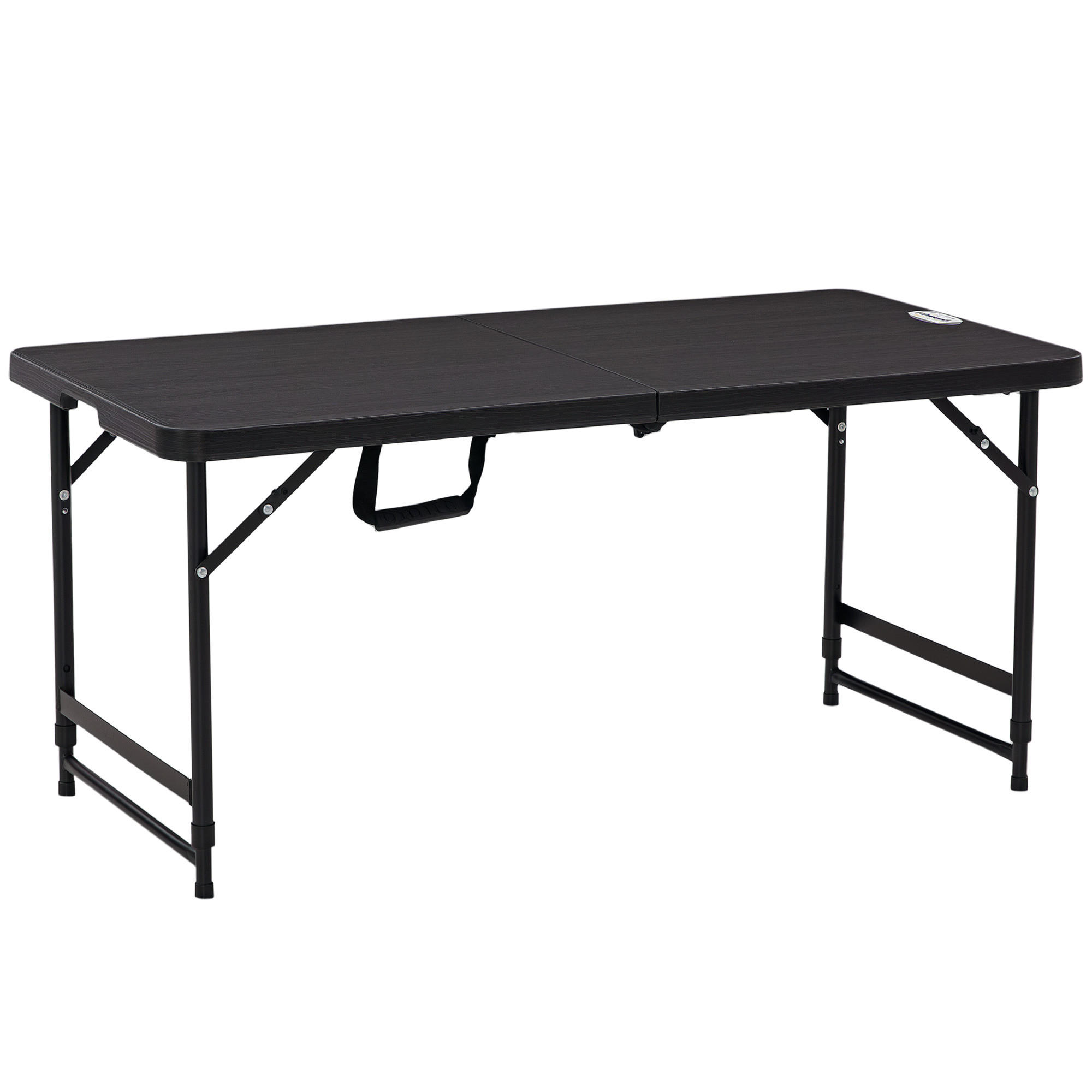 GARTENTISCH DE-14082 klappbar, höhenverstellbar 118x60 cm - Dunkelgrau, Kunststoff (118/60/74cm) - ComfortXL