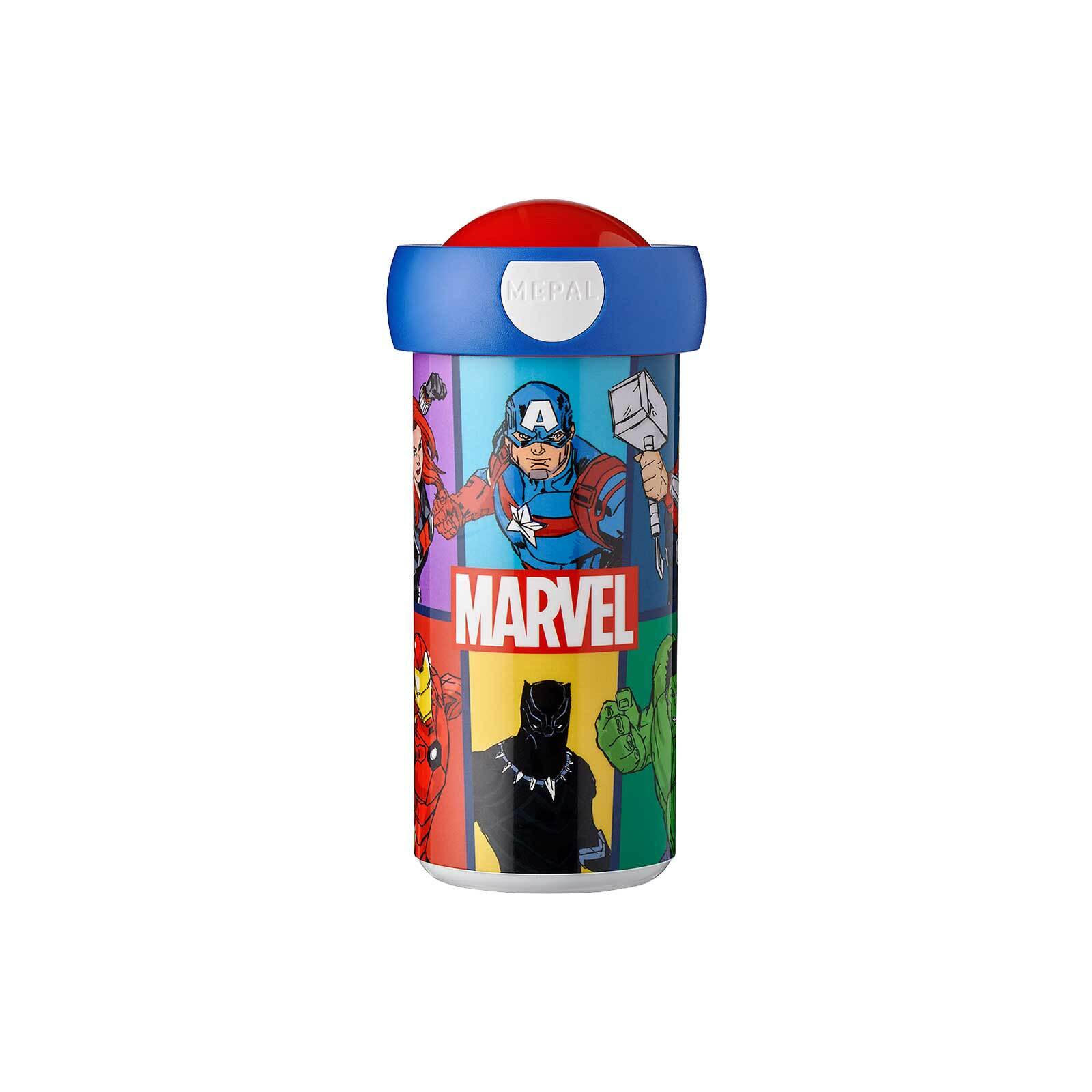 VERSCHLUSSBECHER Campus Avengers 300 ml - Rot/Multicolor, Kunststoff (0.3L) - Mepal