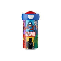 VERSCHLUSSBECHER Campus Avengers 300 ml - Rot/Multicolor, Kunststoff (0.3L) - Mepal