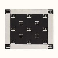 WOHNDECKE Double 175/140 cm - Schwarz, Textil (140/175cm)