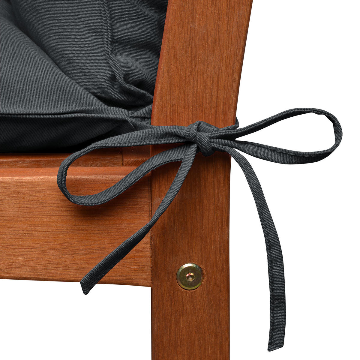 BANKAUFLAGE Flair BR 120/50cm Graphitgrau - Graphitfarben, Textil (100/8/120cm) - Beautissu 