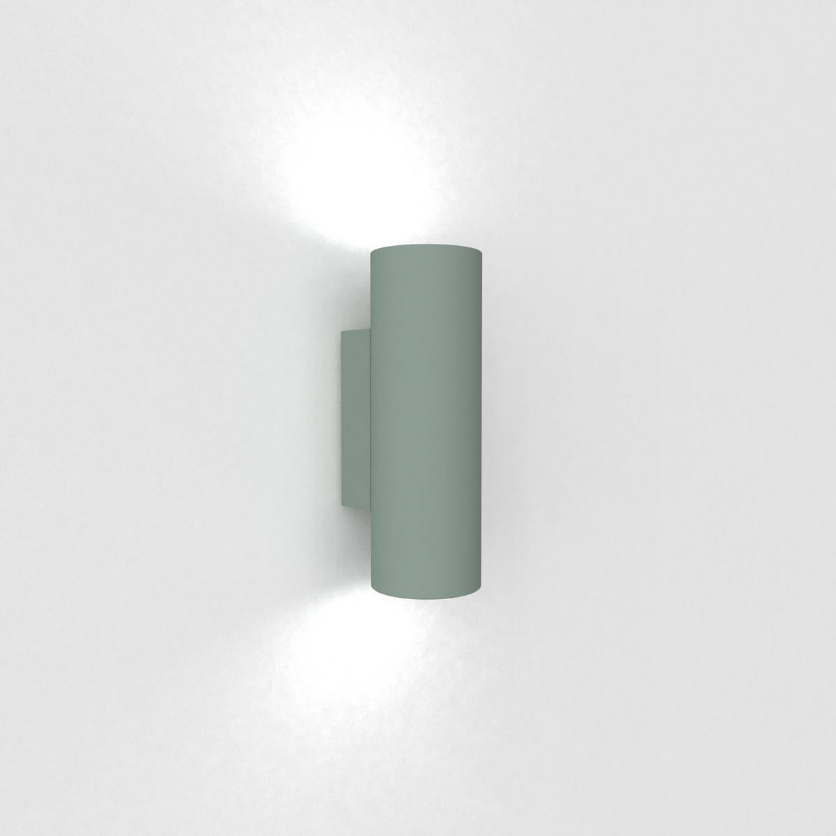 WANDLEUCHTE - Grün, Metall (6/18/6cm) - Lumicom