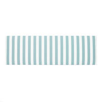 KOPFTEIL Gepolstertes aus gestreiftem Stoff Turkis 145/52/3 cm SUANCES - Türkis, Textil (145/52/3cm) - RNT By Really Nice Things