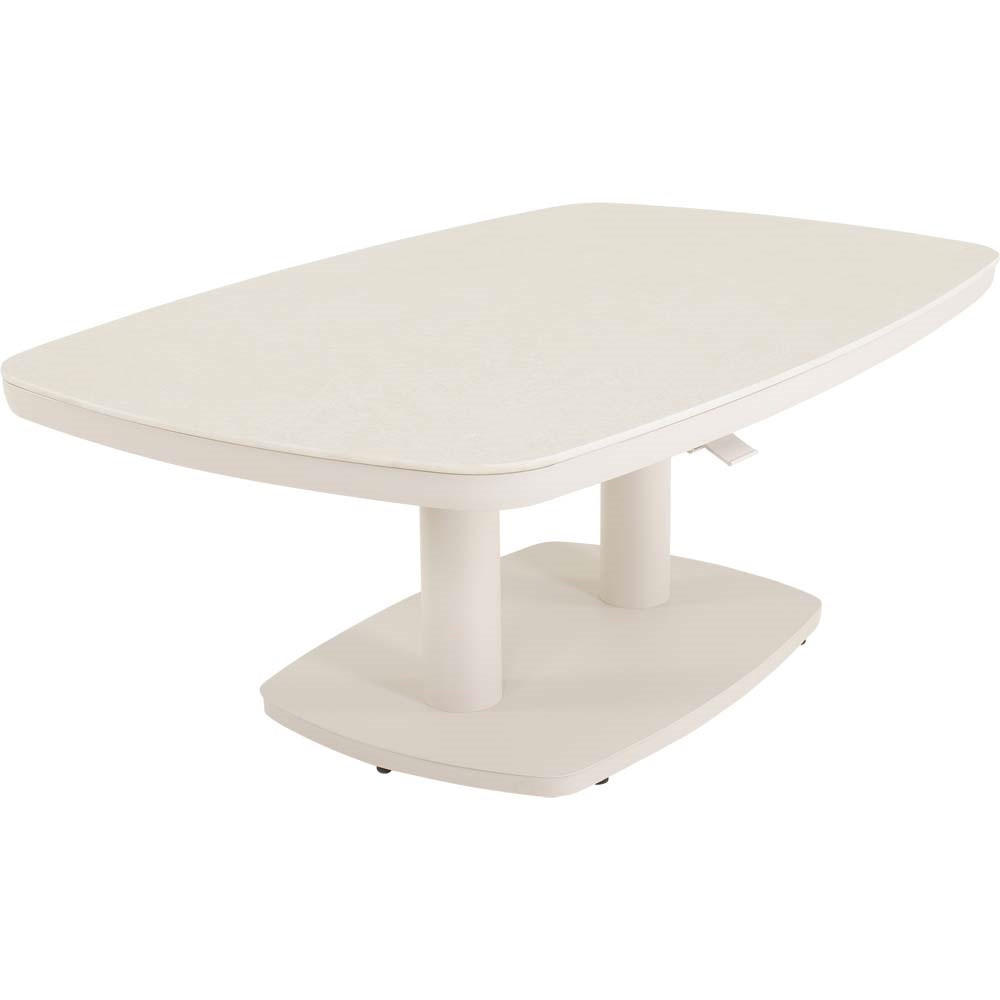 GARTENTISCH Geneva - Beige - 135/83/ cm - Beige, Metall (83/135cm) - Lesli Living