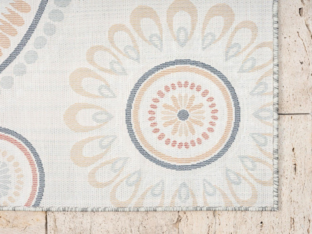 OUTDOORTEPPICH Reed Hellgrau,Rostfarben,Currygelb 160/230 cm - Hellgrau, Textil (160/230cm) - My-Rug