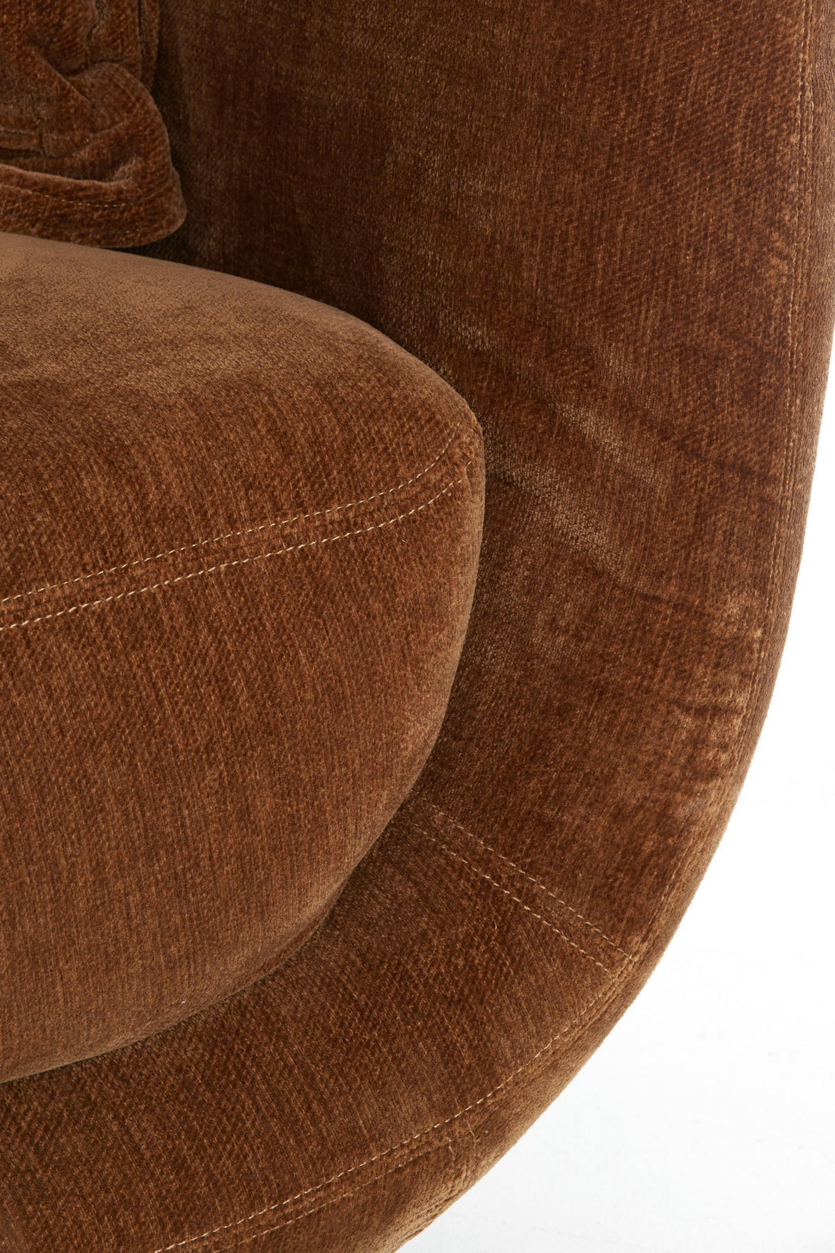 BANK Braila Grün 236/105/80 cm - Braun, Holz (105/80/236cm) - Light & Living