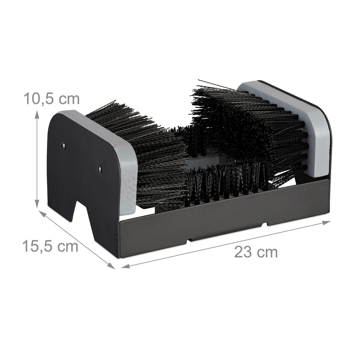 SCHUHABSTREIFER - Schwarz, Holz/Kunststoff (23/10.5/15.5cm) - Relaxdays