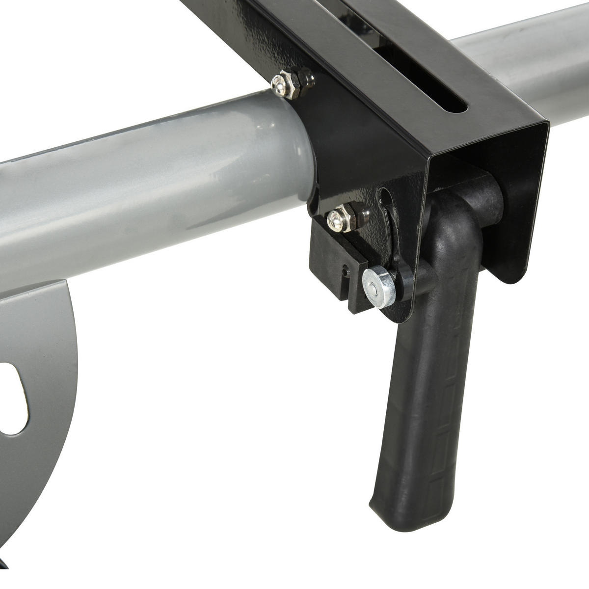 KAPP-SÄGENGESTELL DE-09185 mit Seitenverlängerung und Rollen Silber - Silberfarben, Metall (73/96/245cm) - ComfortXL