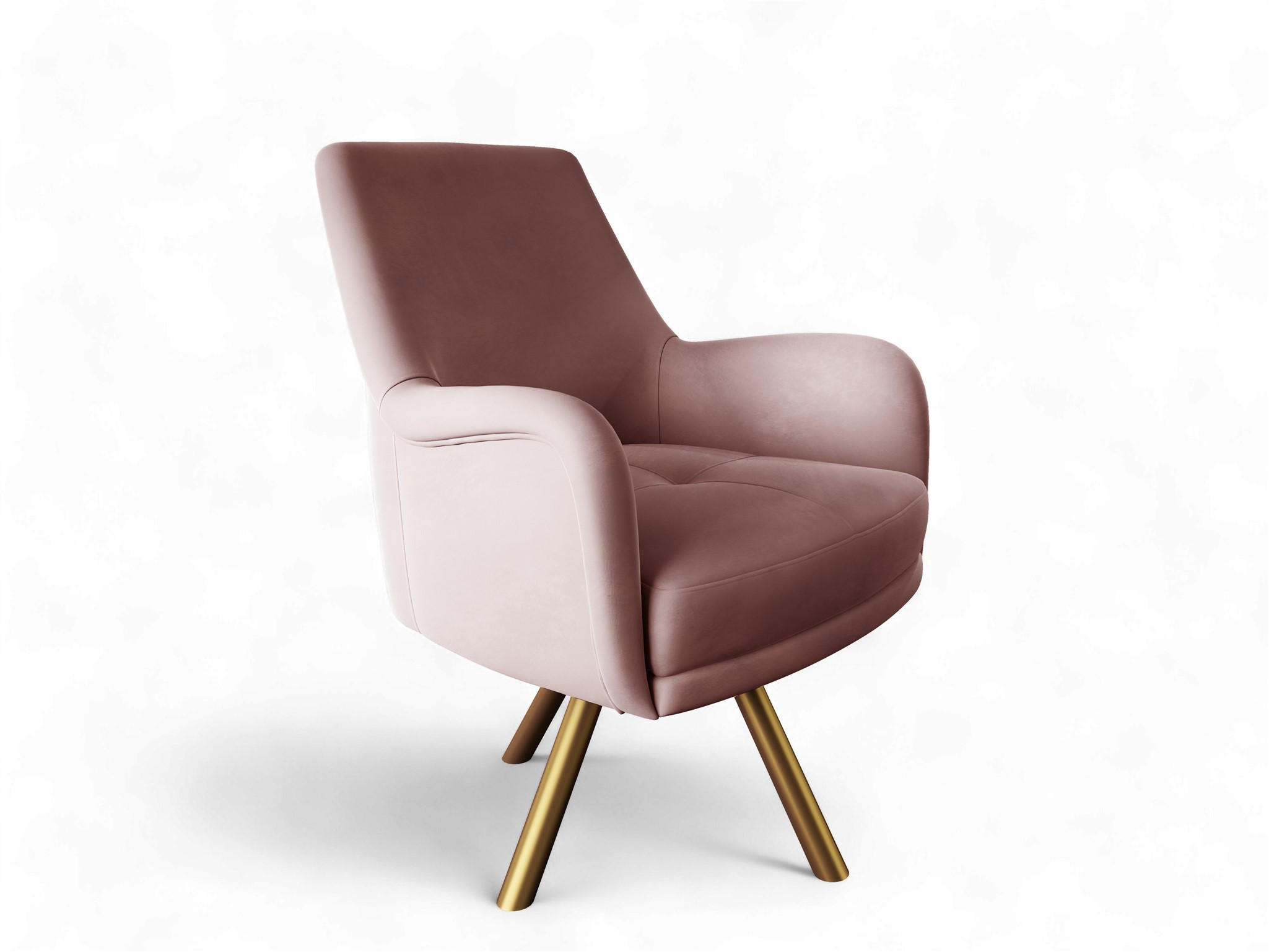 Fun Möbel Sessel Altrosa 74x100x92 cm