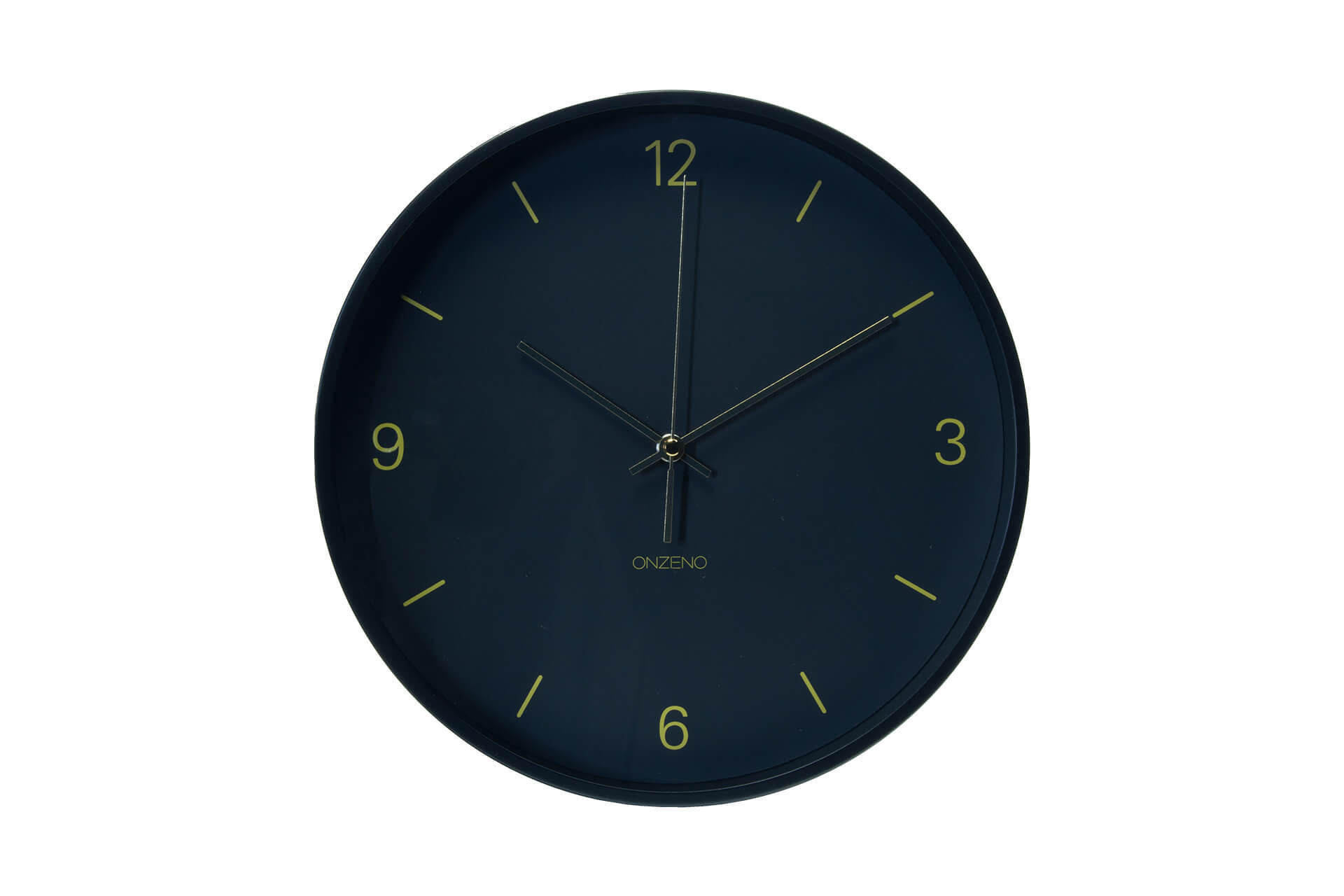 WANDUHR Design Blau 30/30 cm - Blau, Glas (0.9/30/5cm) - ONZENO