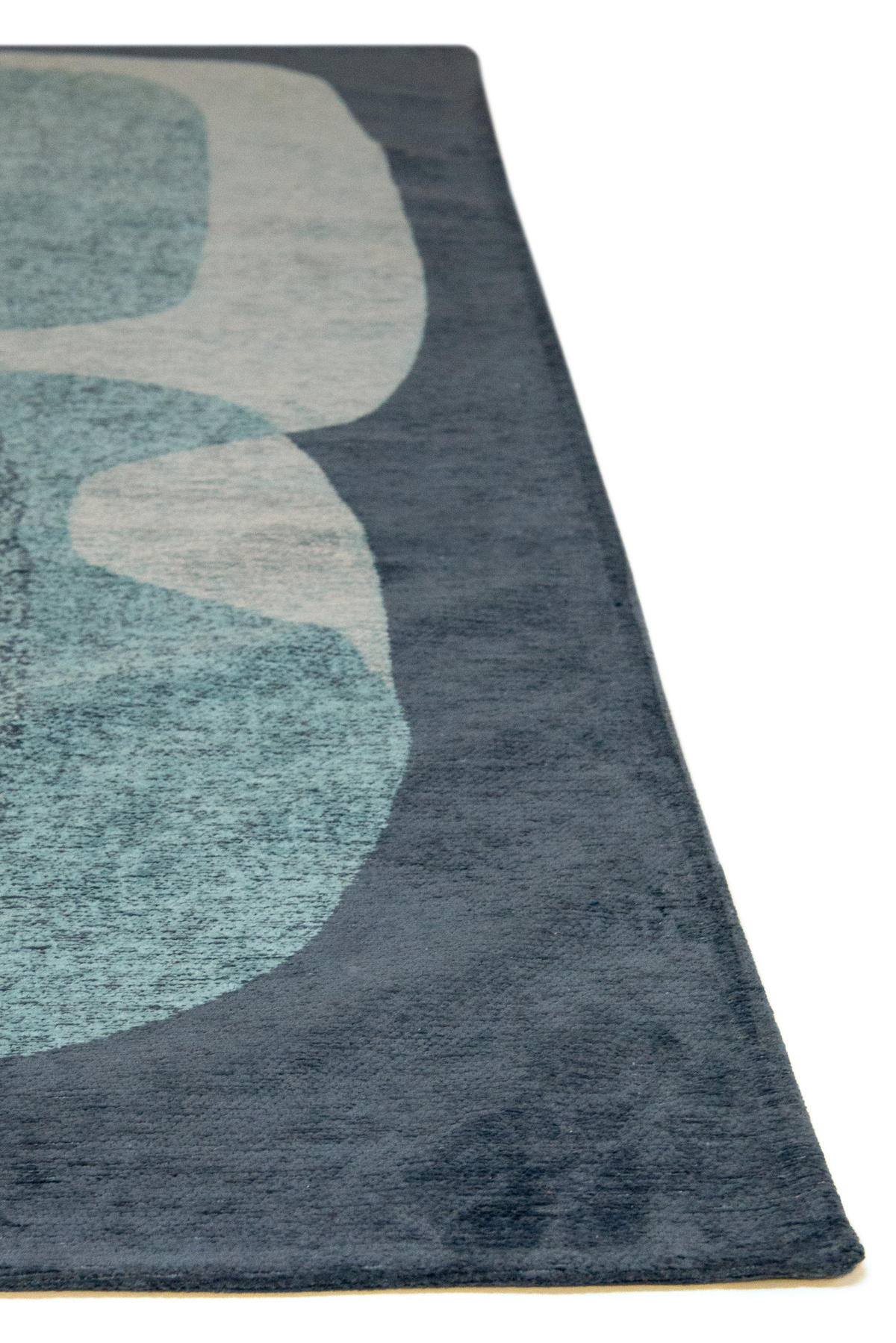 TEPPICH modern Flachgewebe TOUC TOUC Blau 240 x 340 cm - Blau, Textil (240/340cm) - Novatrend