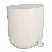 MÜLLEIMER - Beige, Kunststoff (26/26/23cm) - Relaxdays