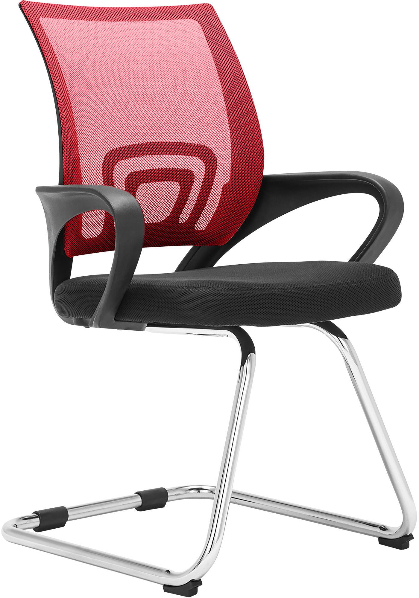 Deluke Besucherstuhl Rot 59x91x53 cm
