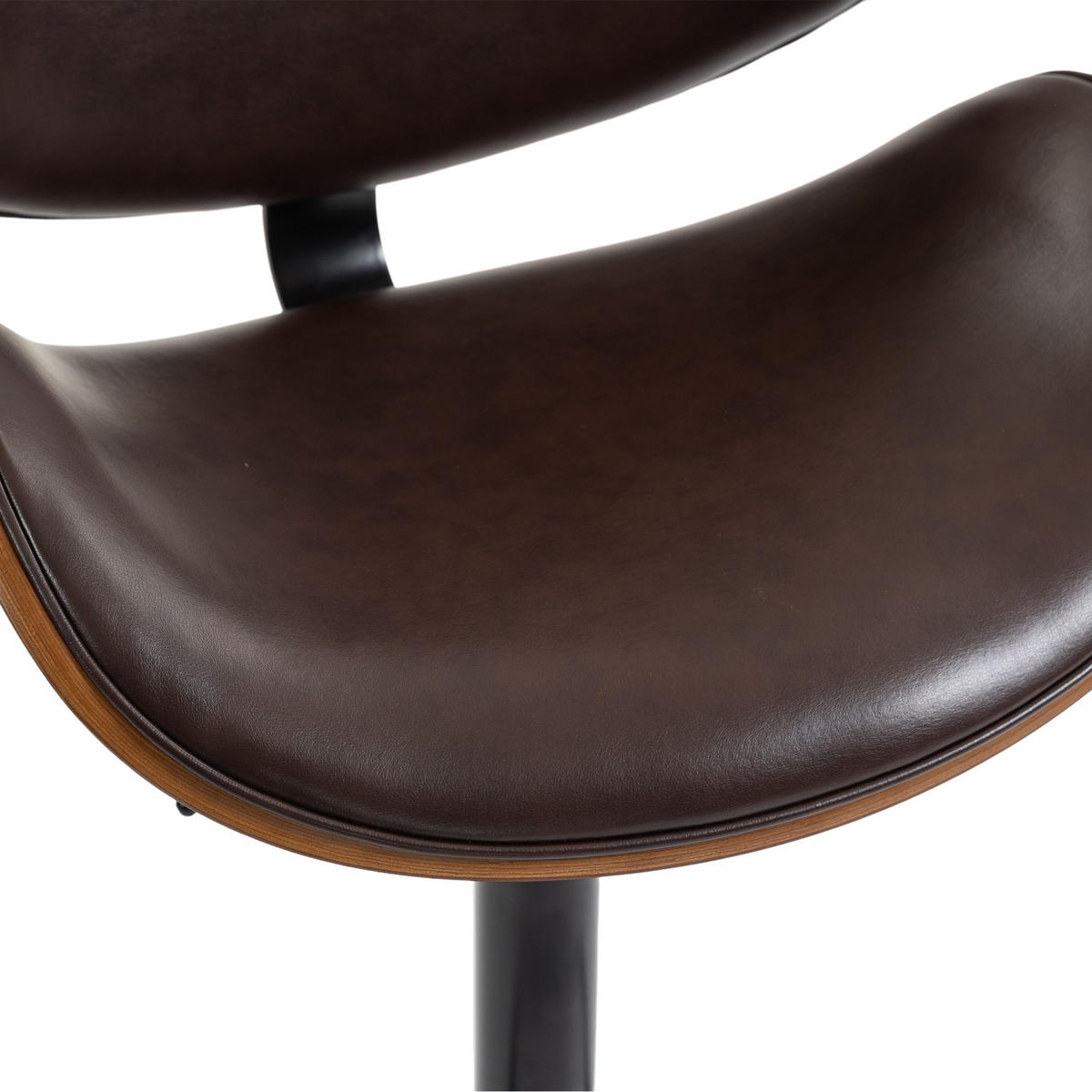 BARHOCKER DE-36274 2er-Set höhenverstellbar Braun - Braun, Metall (50/93/51cm) - ComfortXL