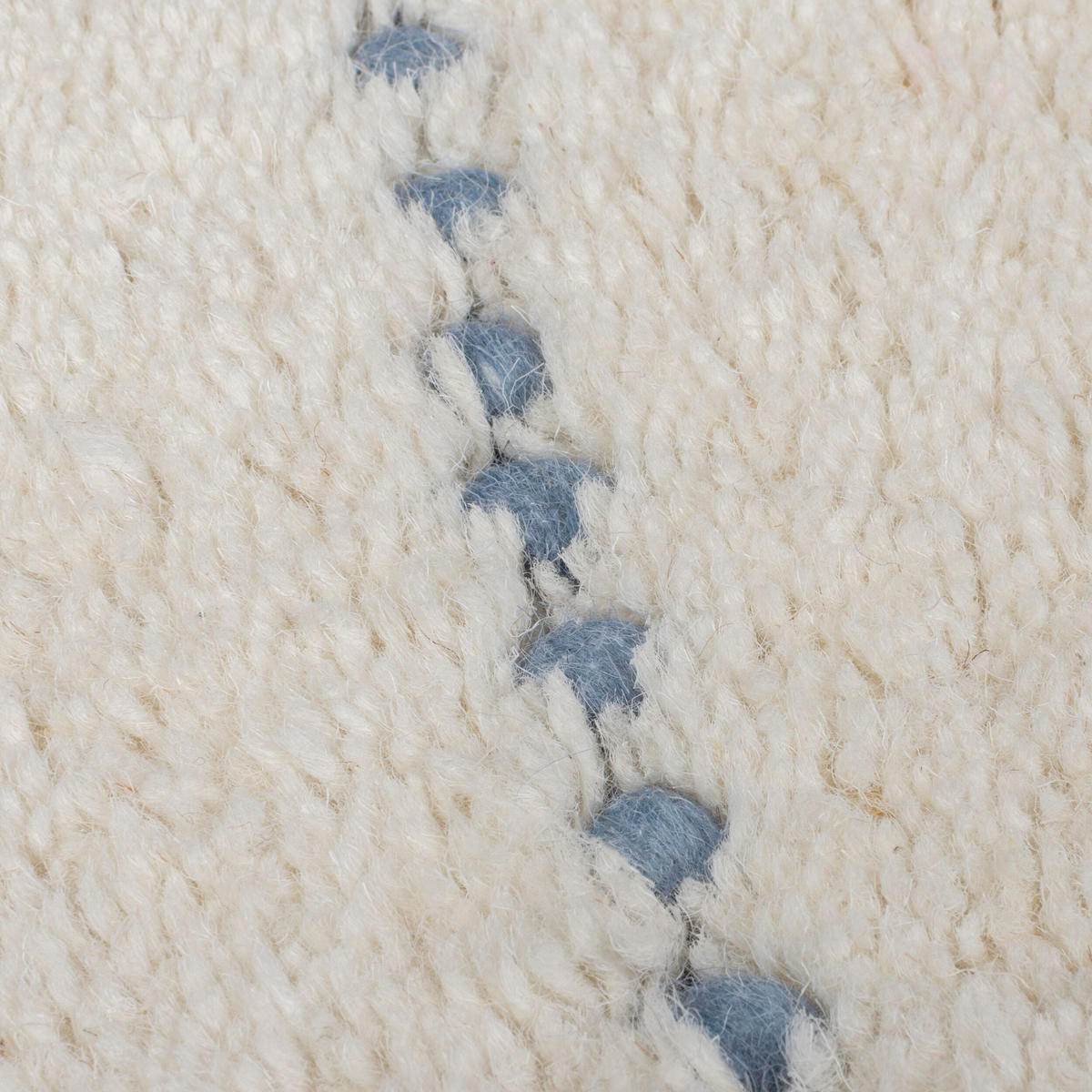 TEPPICH Wohn-/Schlafzimmer reine Wolle GROOM Blau 120x170 cm - Blau, Naturmaterialien (120/170cm) - Novatrend