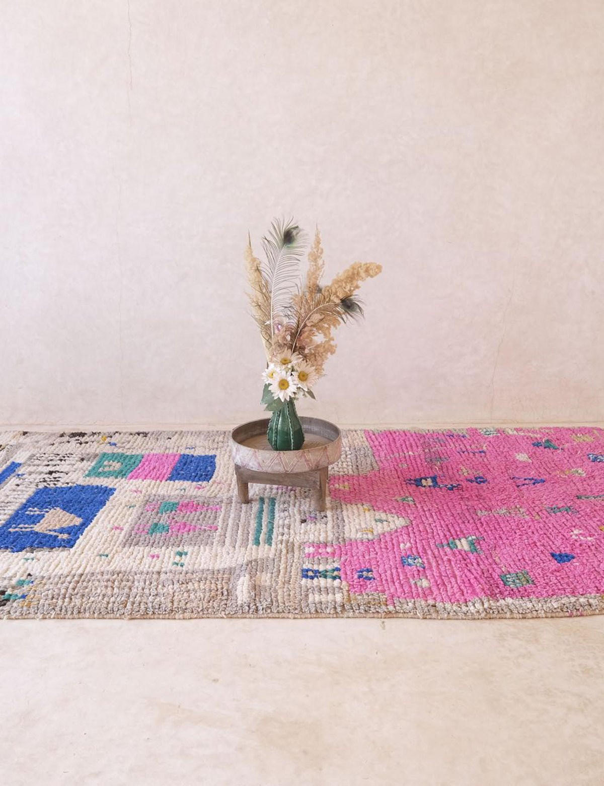 BERBERTEPPICH aus reiner Wolle 164x 306 cm - Multicolor, Naturmaterialien (164/306cm) - AFK Living