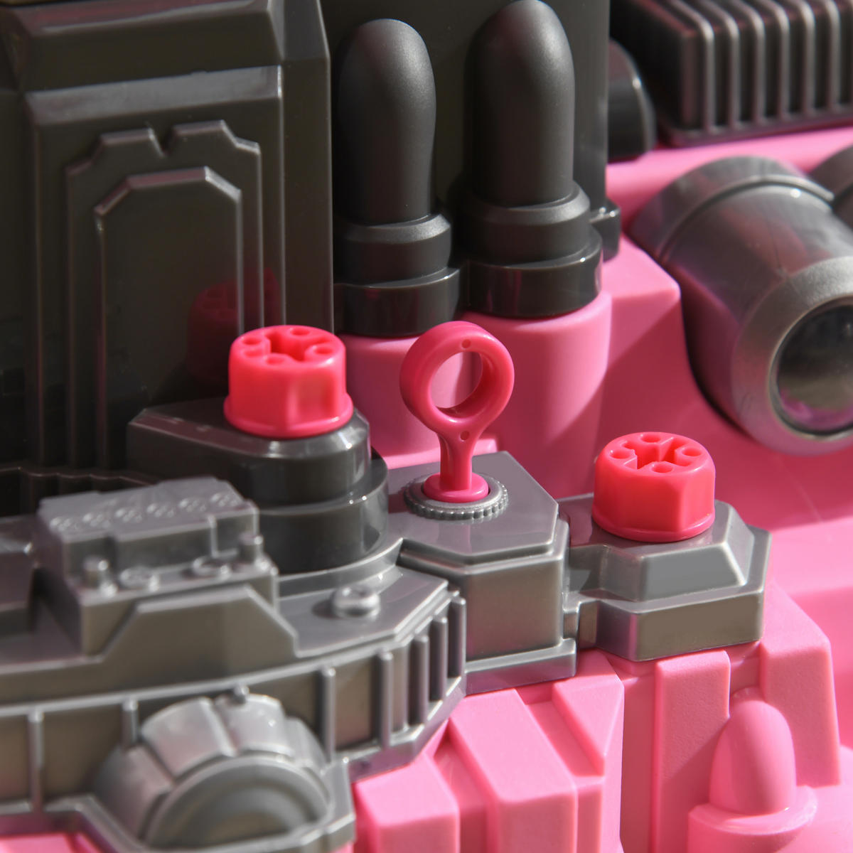 SPIELZEUG-LKW DE-18727 2-in-1 Mechaniker-Set mit Licht & Sound Rosa - Pink, Kunststoff (99.06/119.38/101.6cm) - ComfortXL