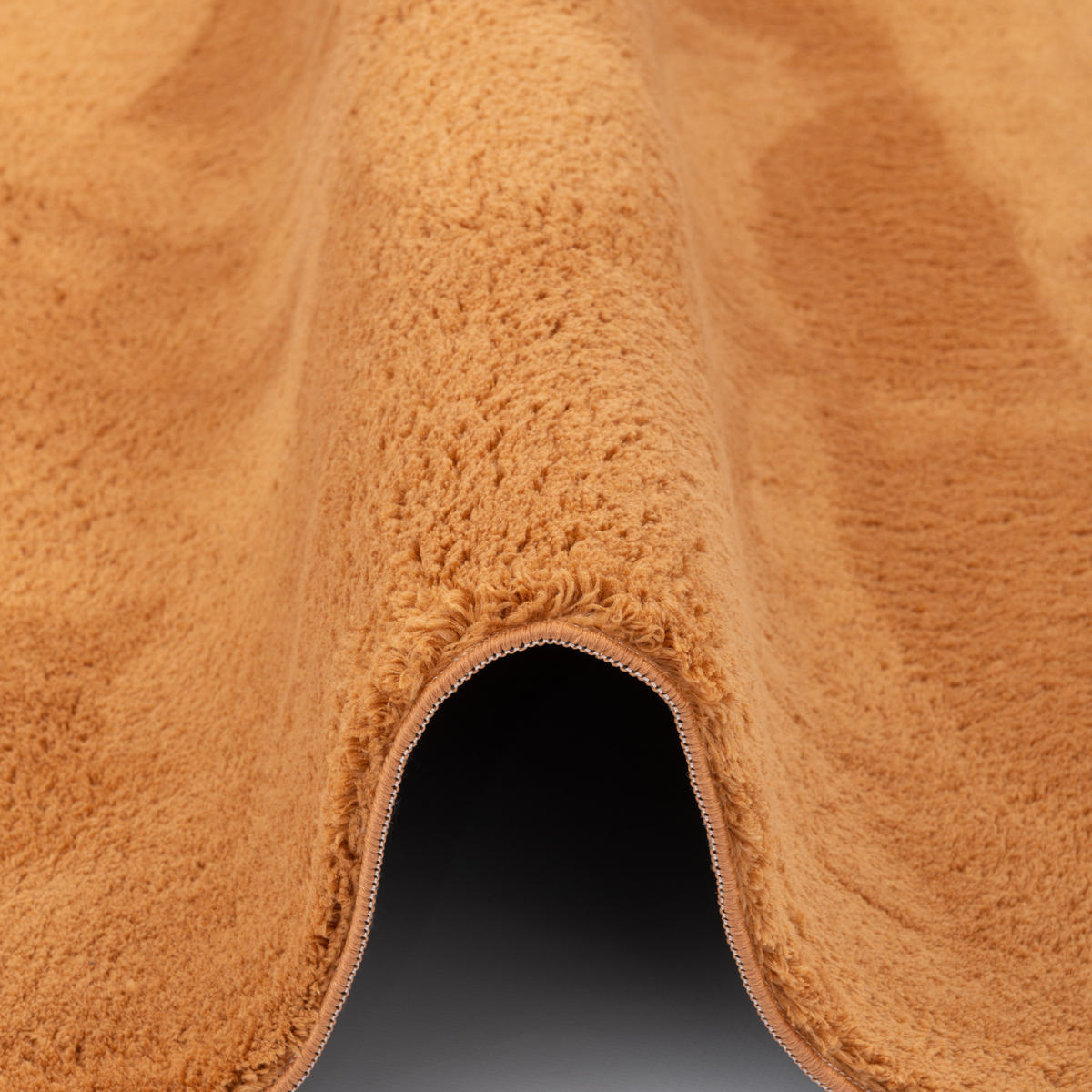 KINDER SUPER SOFT FELLTEPPICH PEARL KIDS RUND - Terracotta, Textil (160/160cm) - Pergamon