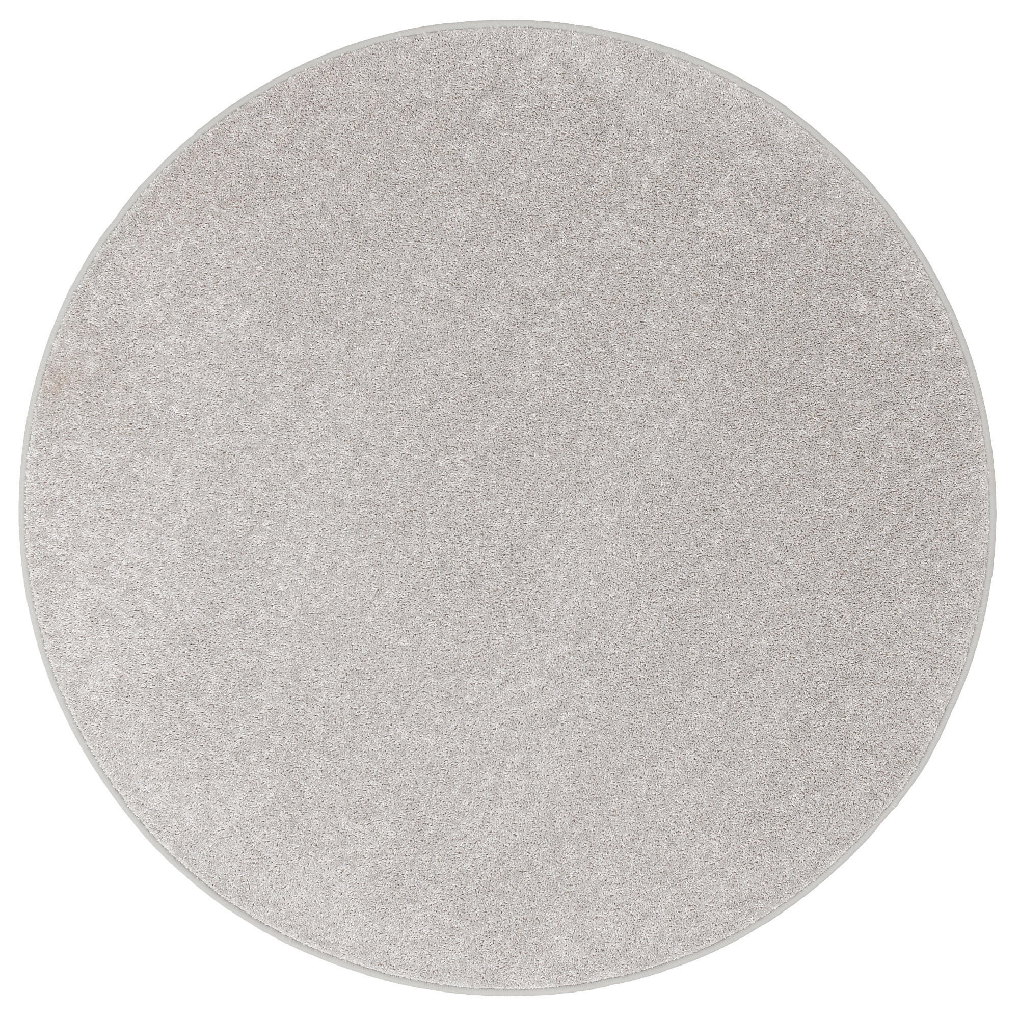 HOCHFLOR VELOURS TEPPICH COTTAGE RUND - Silberfarben, Textil (160/160cm) - Snapstyle