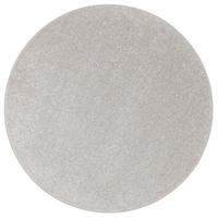 HOCHFLOR VELOURS TEPPICH COTTAGE RUND - Silberfarben, Textil (133/133cm) - Snapstyle