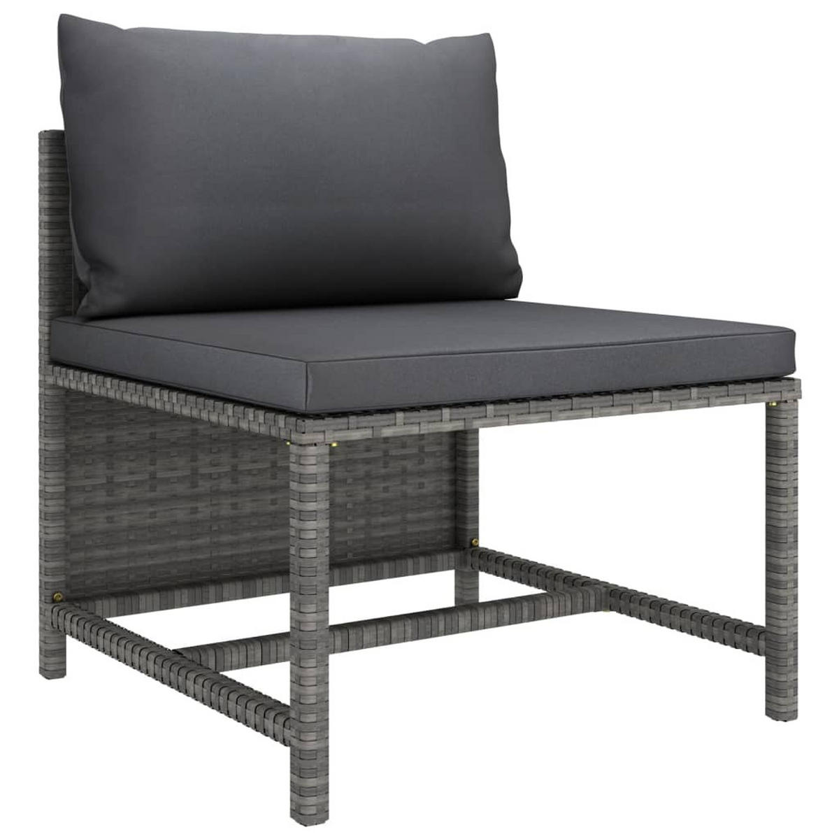 GARTENSET Reid 7-teilig - Grau, Metall - Nettlife