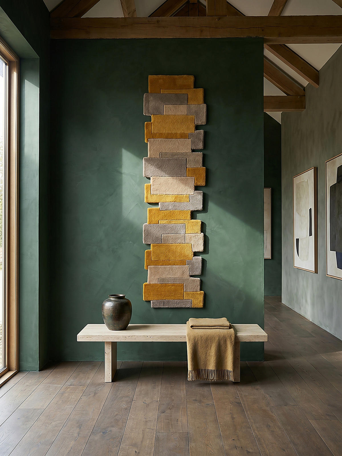 TEPPICHLÄUFER HALLEIN 60/230 cm - Gelb, Textil (230/60cm) - KADIMA DESIGN
