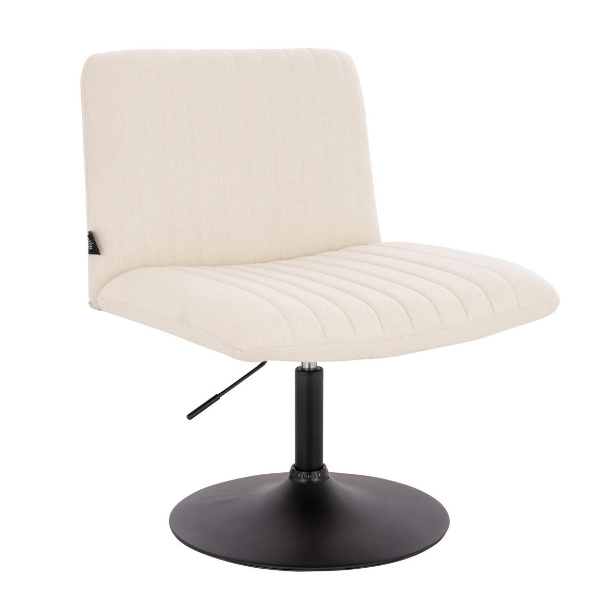LOUNGESESSEL EMILY Leinenoptik Creme - Creme, Textil (64/96/66cm) - SVITA