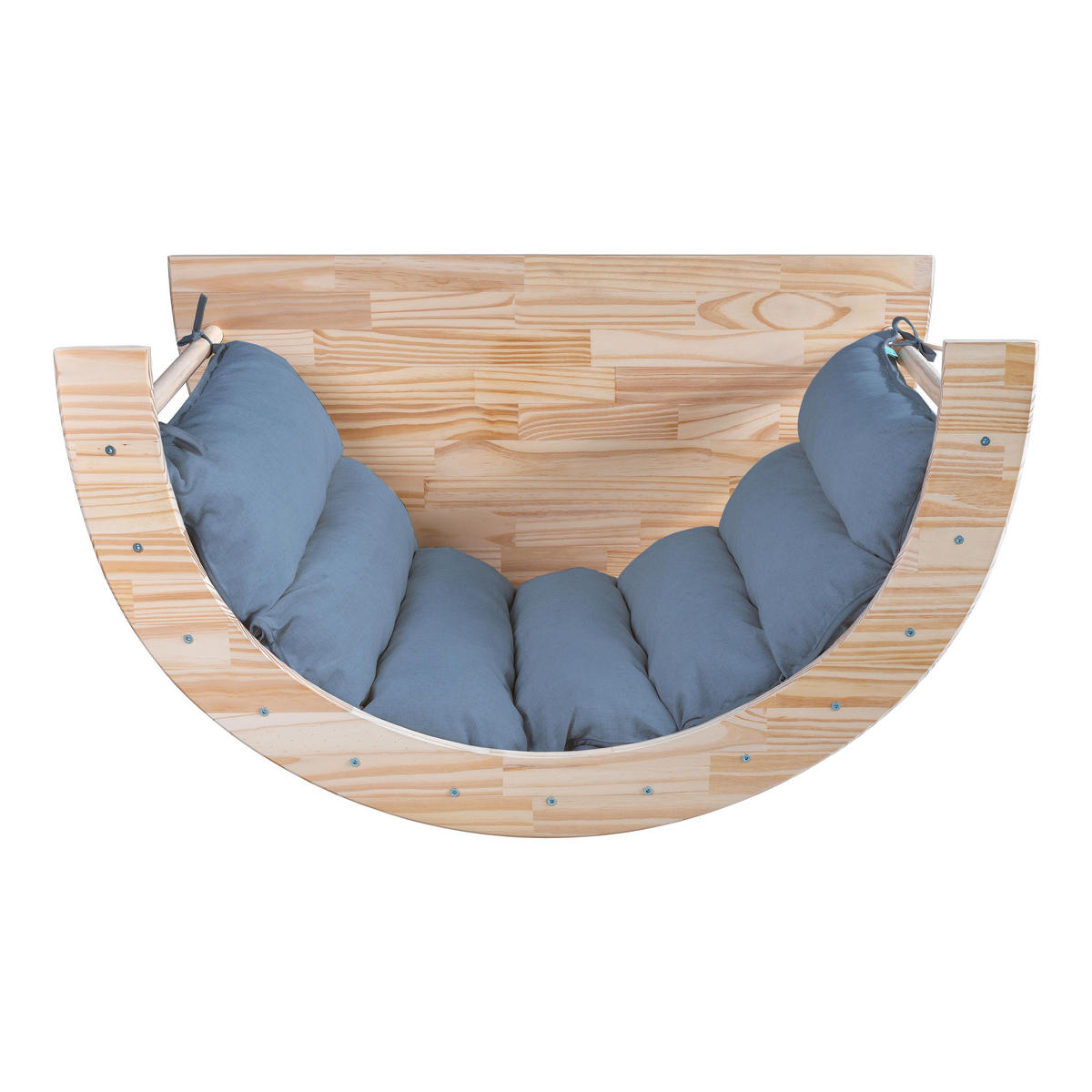 LEINEN-MATRATZE für Spielbogen blau FIT ARCH CUSHION - Blau, Textil (60/7/160cm) - RNT By Really Nice Things