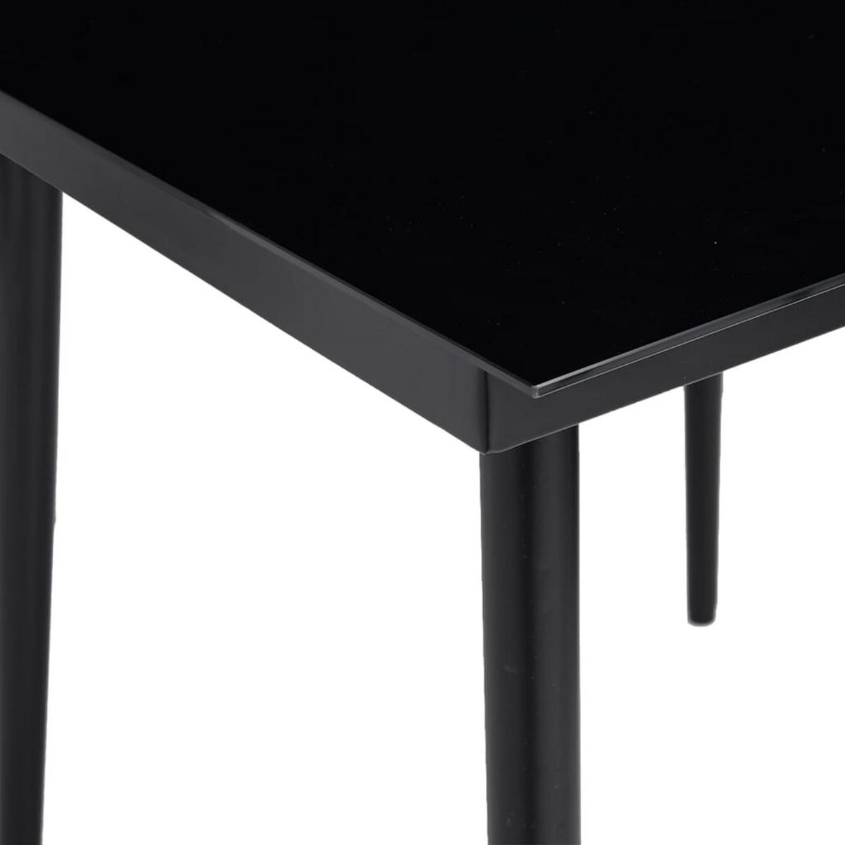 GARTENTISCH Tischrod 70/74/140 cm - Schwarz, Naturmaterialien (140/70/74cm) - ZMH