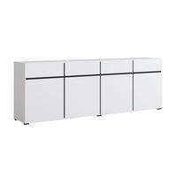 KOMODA Lilia Biela - biela, kompozitné drevo (225/78.5/40cm) - Petits-meubles