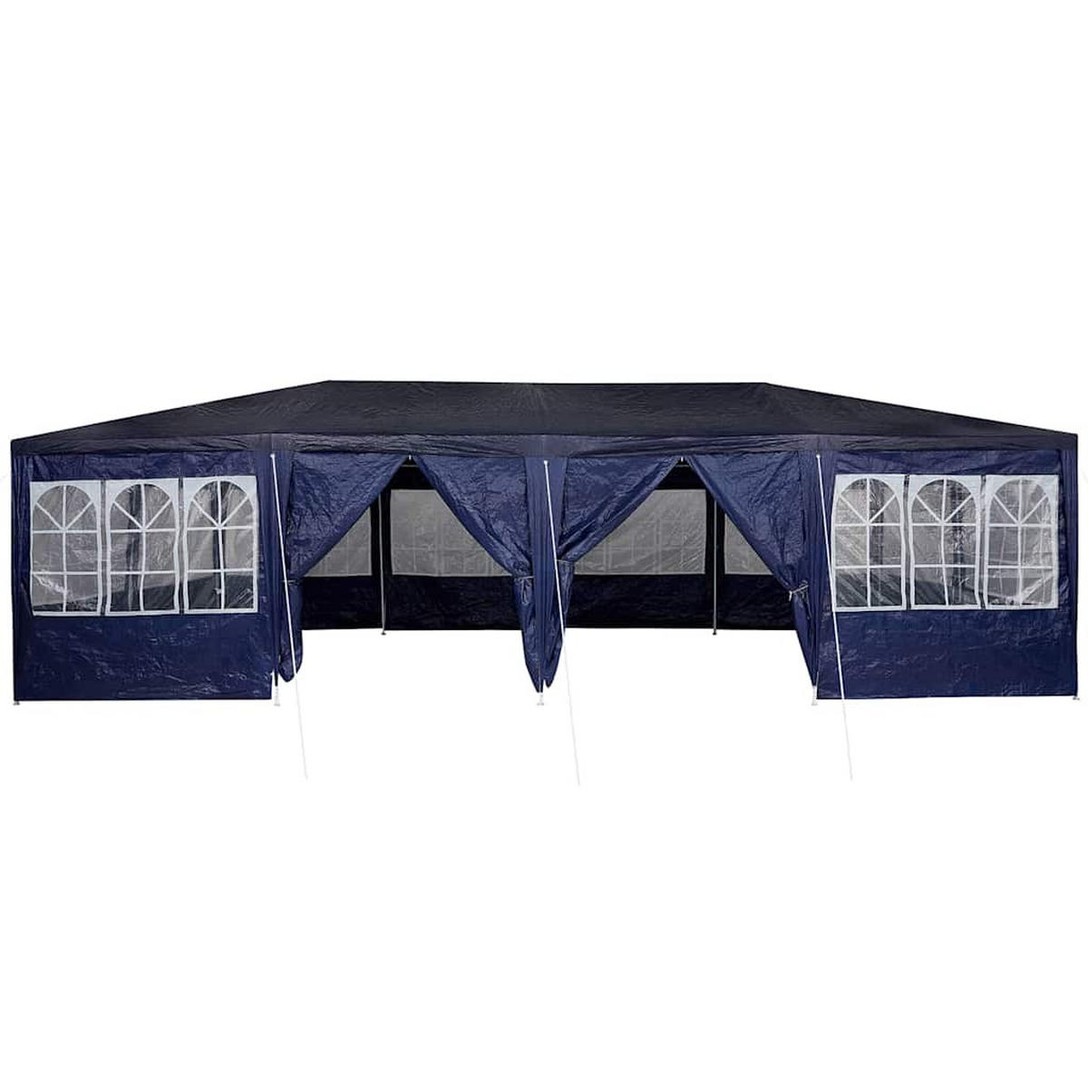 PARTY-ZELT Blau 800/400/266 Cm Polyethylen - Blau, Kunststoff (400/266/800cm) - vidaXL