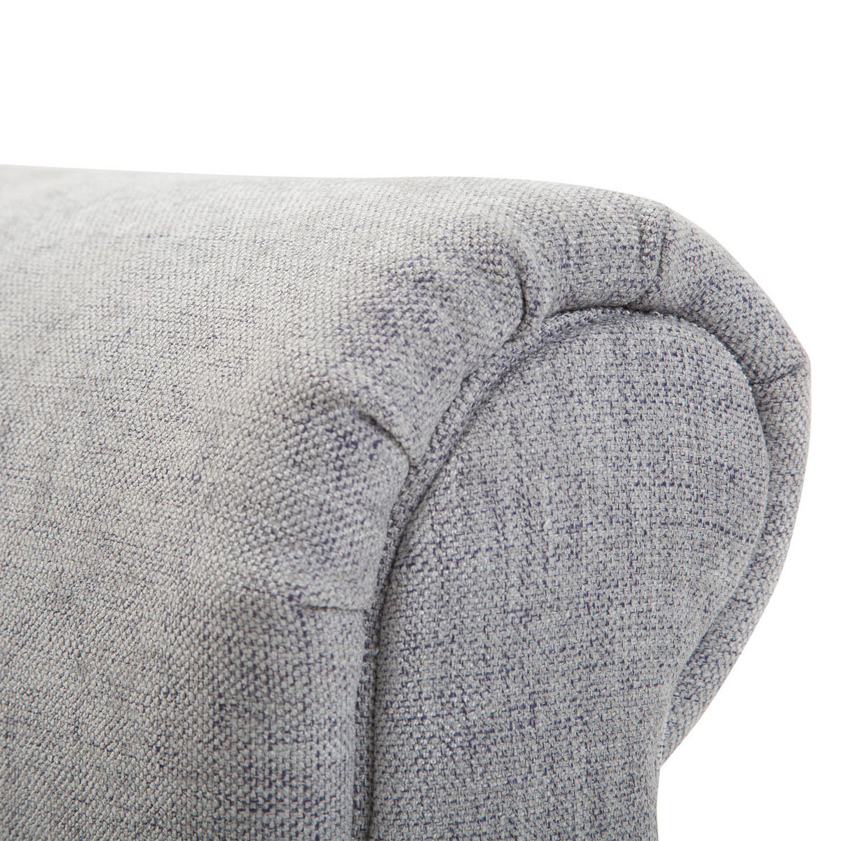 POLSTERBANK Sitzbank Sitzhocker elegant Leinenstoff Hellgrau 132 x 45,5 x 58 cm - Hellgrau, Kunststoff (45.5/58/132cm) - HOMCOM
