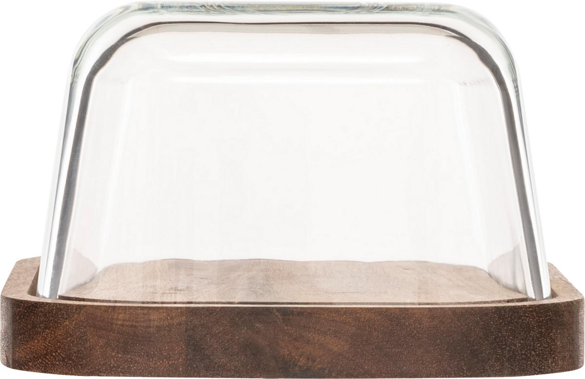 BUTTERDOSE Harmony Transparent 17,7/12,7/8,4 cm - Transparent, Glas (12.7/8.4/17.7cm) - 5five Simply Smart