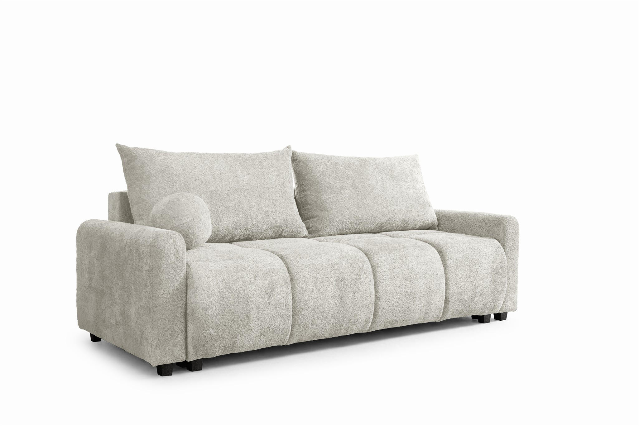 SCHLAFSOFA Giana - Weiß, Holzwerkstoff/Textil (230/100/100cm) - Fun Möbel