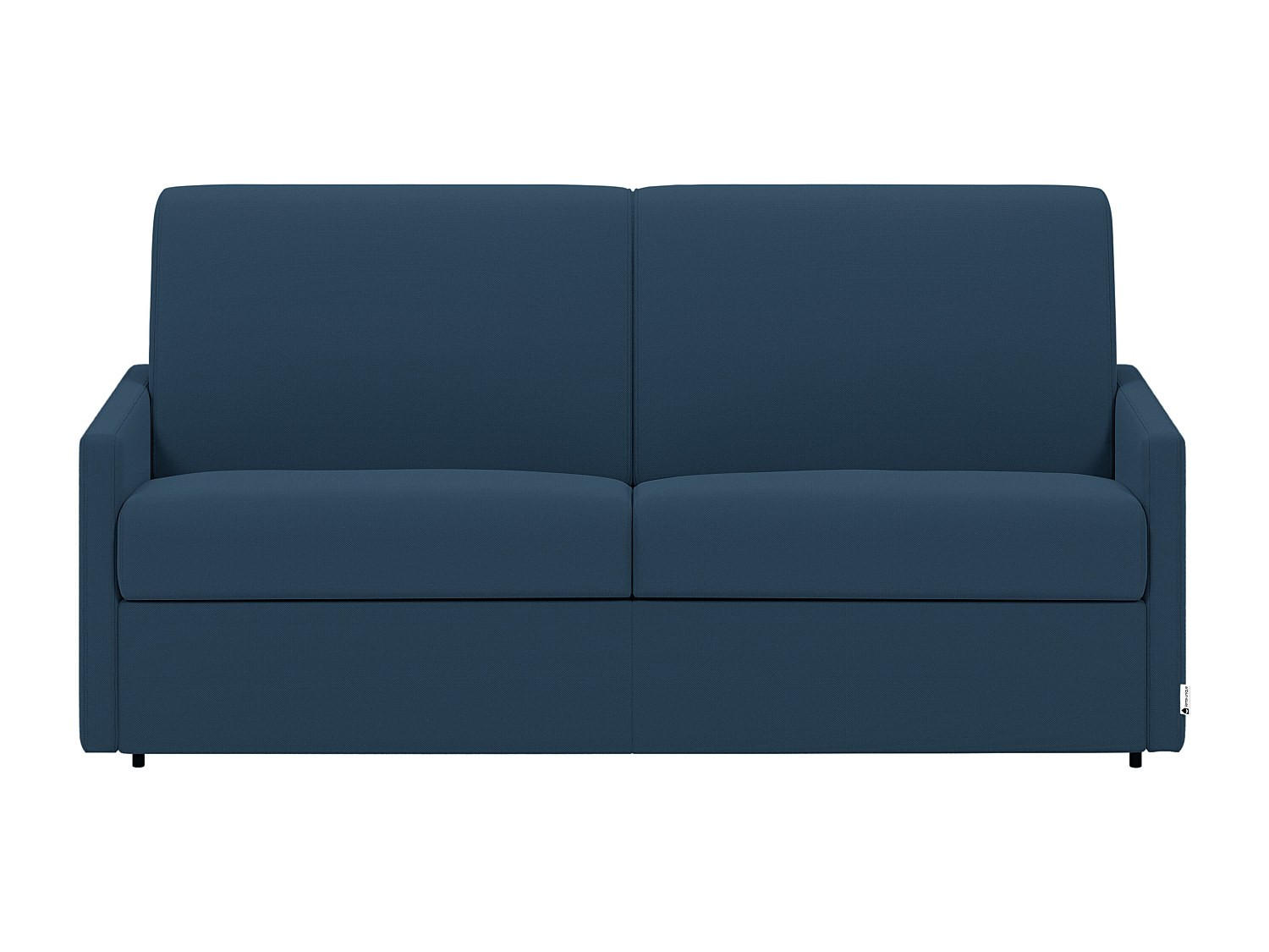 SCHLAFSOFA - 3 Personen - Stoff - Marineblau - - Dunkelblau, Textil (170/97/223cm) - Vente-Unique