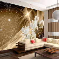 VLIESTAPETE Braun 200/140 cm - Goldfarben/Braun, Textil (200/1cm) - KUNSTLOFT