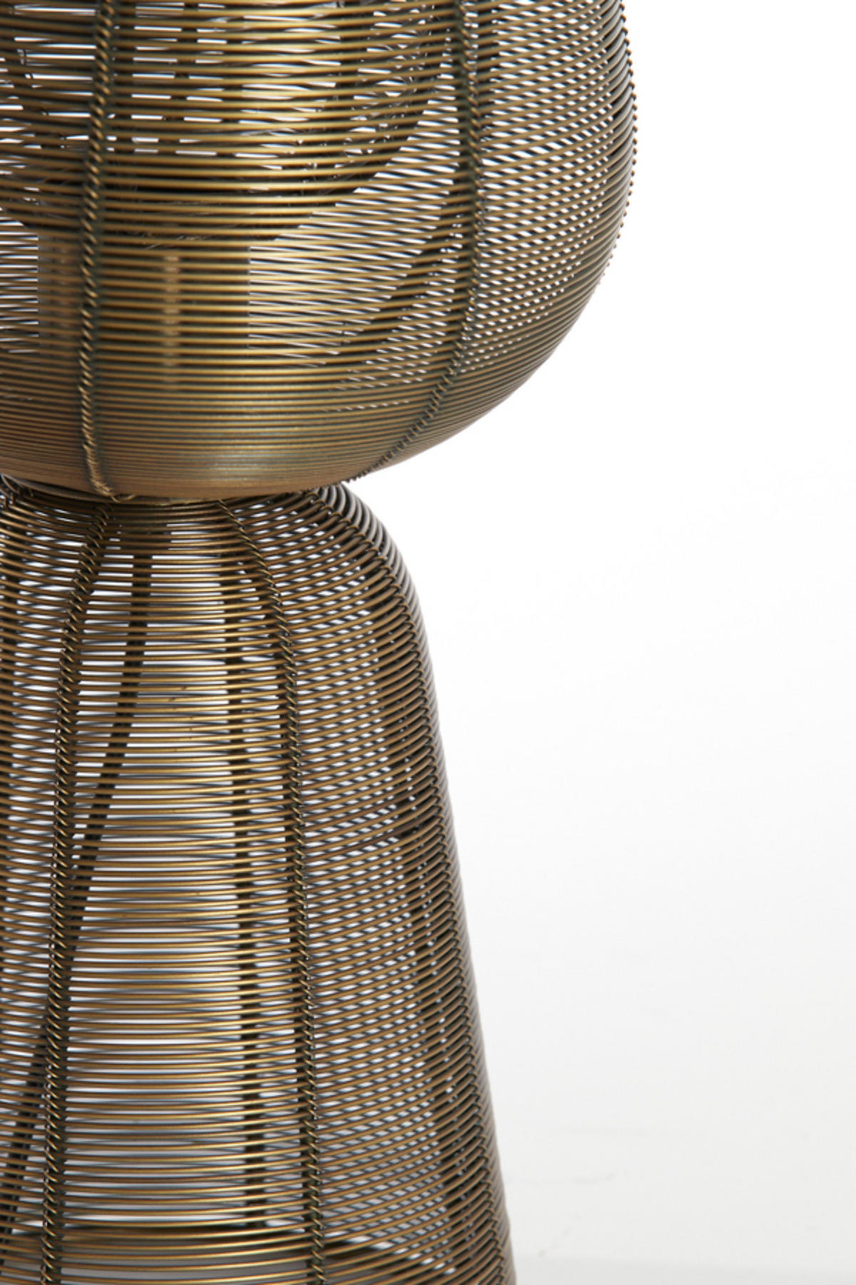 TISCHLAMPE Aboso Bronze Ø18/42 cm - Bronzefarben, Metall (18/18/42cm) - Light & Living