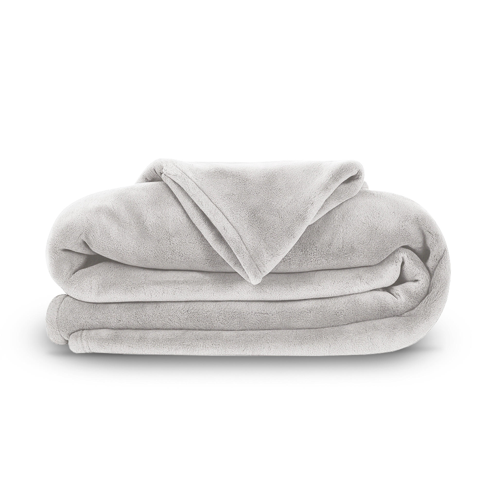 XXXLutz Kuscheldecke Hellgrau 130x130 cm
