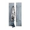 GARDEROBENPANEEL Wandpaneel Avola-Anthrazit - Anthrazit, Holzwerkstoff (120/28/2cm) - Vladon